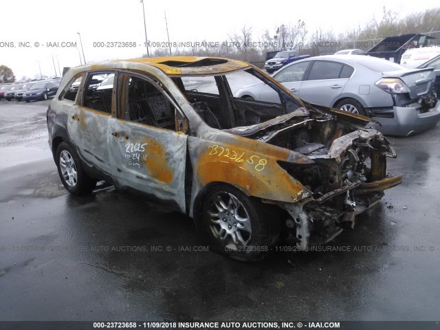 2HNYD28638H551939 - 2008 ACURA MDX TECHNOLOGY BURGUNDY photo 1