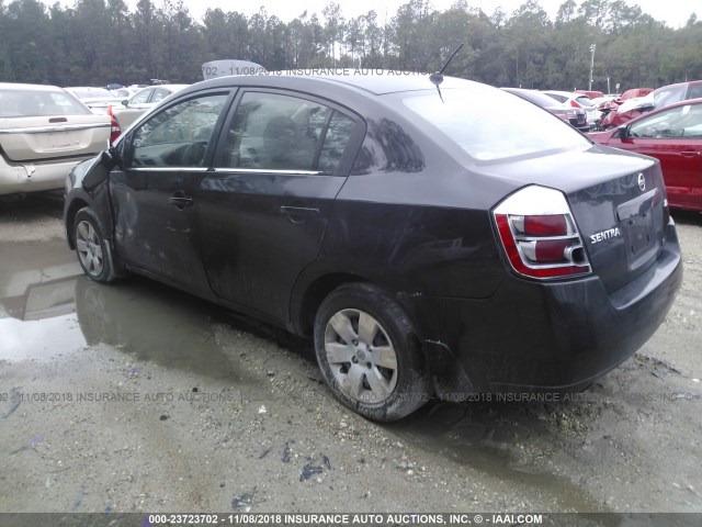 3N1AB61E87L633566 - 2007 NISSAN SENTRA 2.0/2.0S/2.0SL BLACK photo 3