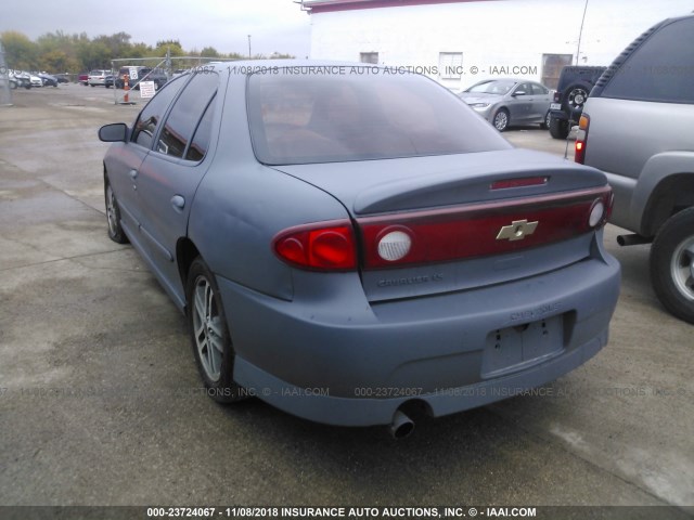 1G1JH52F947270846 - 2004 CHEVROLET CAVALIER LS SPORT GRAY photo 3