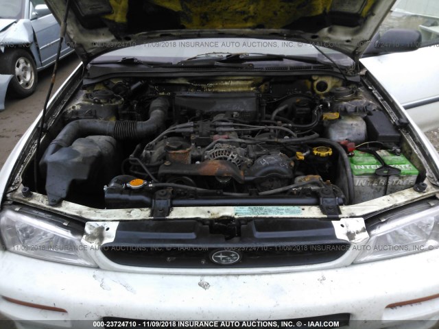 JF1GC435XYH502523 - 2000 SUBARU IMPREZA L WHITE photo 10