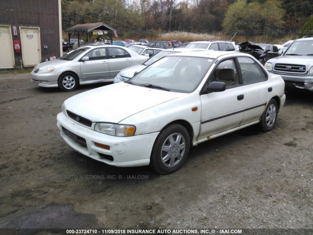 JF1GC435XYH502523 - 2000 SUBARU IMPREZA L WHITE photo 2