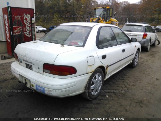 JF1GC435XYH502523 - 2000 SUBARU IMPREZA L WHITE photo 4