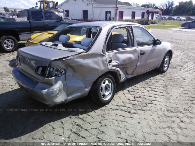 1NXBR12E0XZ271524 - 1999 TOYOTA COROLLA VE/CE/LE TAN photo 4