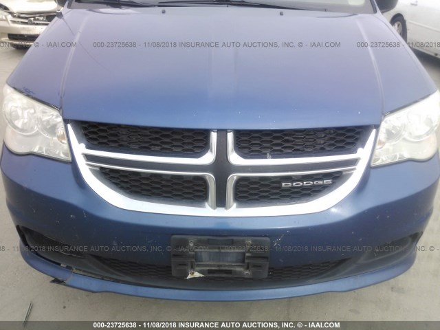 2D4RN4DG7BR686492 - 2011 DODGE GRAND CARAVAN EXPRESS BLUE photo 6