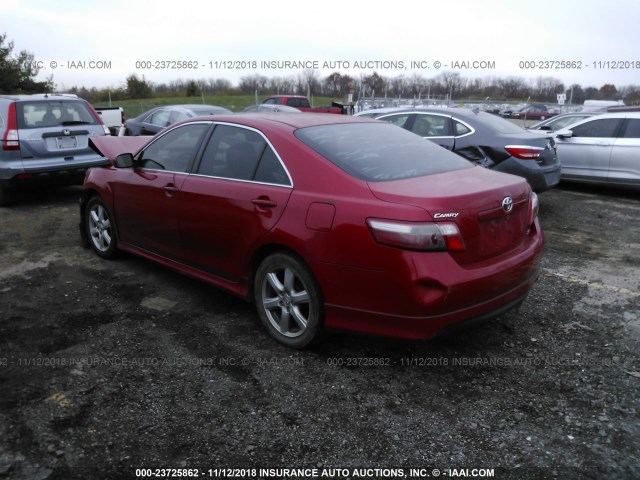 4T1BE46K37U031073 - 2007 TOYOTA CAMRY NEW GENERAT CE/LE/XLE/SE RED photo 3