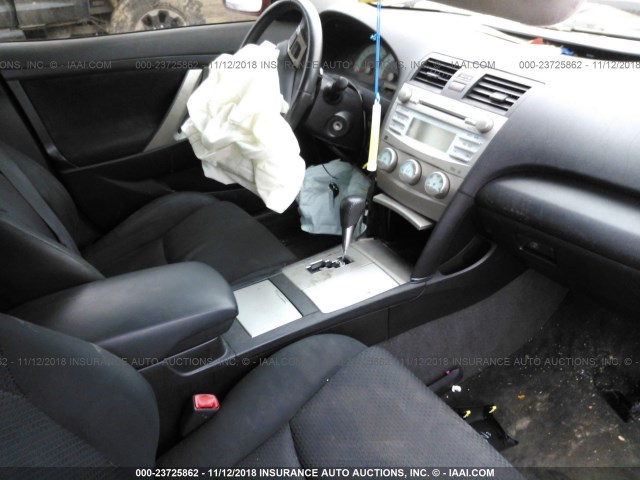 4T1BE46K37U031073 - 2007 TOYOTA CAMRY NEW GENERAT CE/LE/XLE/SE RED photo 5