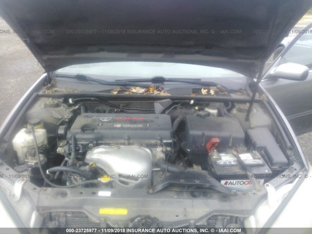 4T1BE32K54U813841 - 2004 TOYOTA CAMRY LE/XLE/SE GRAY photo 10