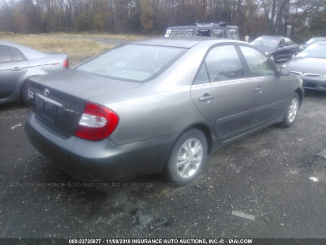 4T1BE32K54U813841 - 2004 TOYOTA CAMRY LE/XLE/SE GRAY photo 4