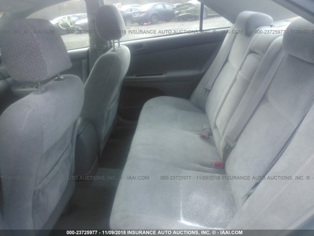 4T1BE32K54U813841 - 2004 TOYOTA CAMRY LE/XLE/SE GRAY photo 8