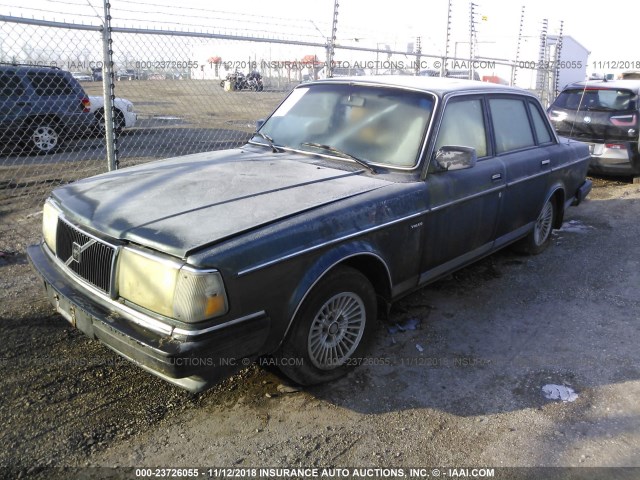 YV1AX8849K1339479 - 1989 VOLVO 244 DL/GL GREEN photo 2