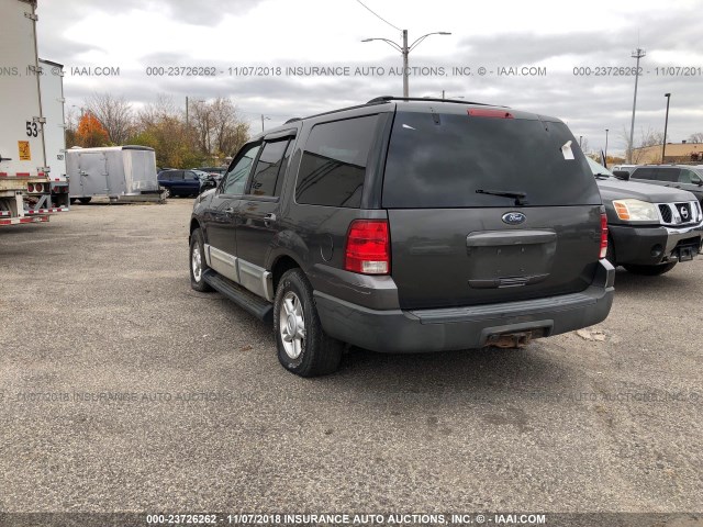 1FMPU16LX4LB87743 - 2004 FORD EXPEDITION XLT GRAY photo 3