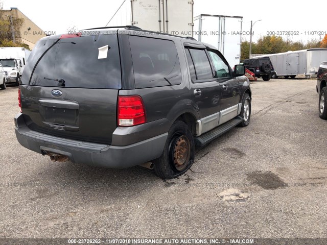 1FMPU16LX4LB87743 - 2004 FORD EXPEDITION XLT GRAY photo 4