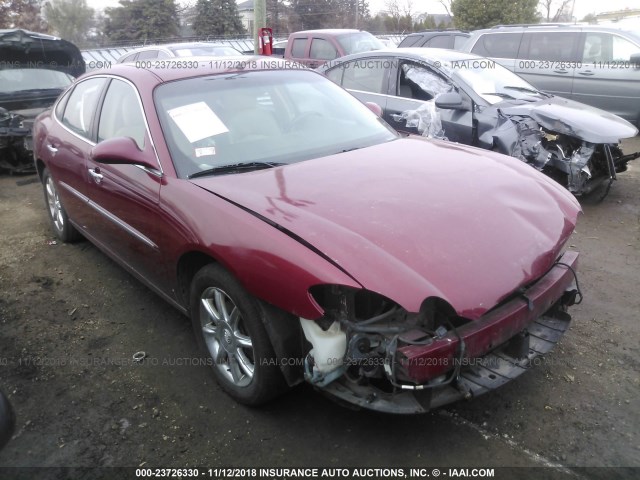 2G4WE537951199476 - 2005 BUICK LACROSSE CXS BURGUNDY photo 1