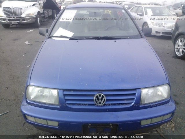 3VWRB81H6WM197814 - 1998 VOLKSWAGEN JETTA GL BLUE photo 6