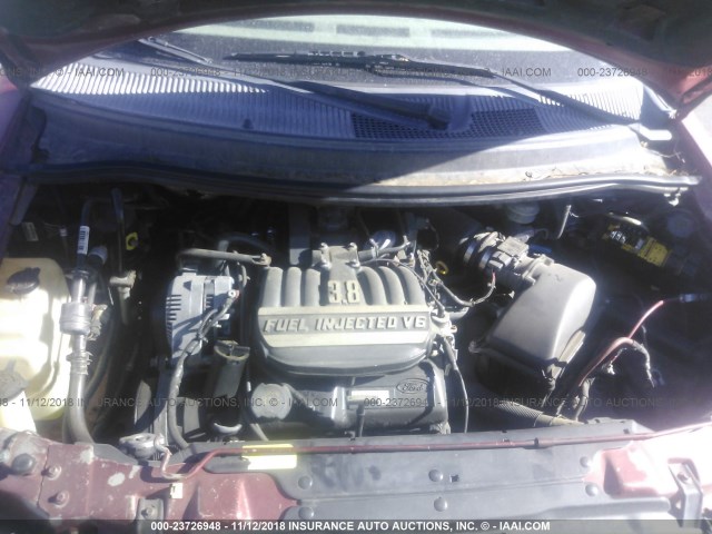 2FMDA5148SBB93461 - 1995 FORD WINDSTAR WAGON 红色 照片 10