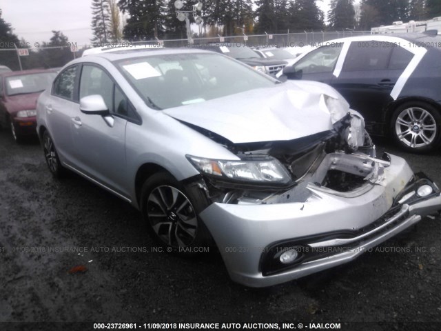 19XFB2F93DE288924 - 2013 HONDA CIVIC EXL SILVER photo 1