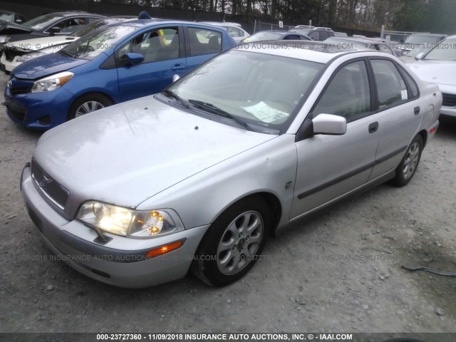 YV1VS29571F646154 - 2001 VOLVO S40 1.9T SILVER photo 2