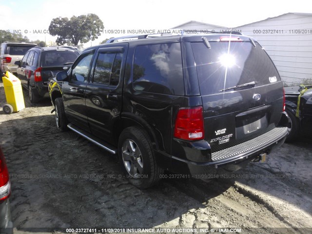 1FMDU75K04UA59634 - 2004 FORD EXPLORER LIMITED BLACK photo 3