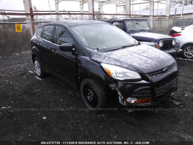 1FMCU0F74EUA68125 - 2014 FORD ESCAPE S BLACK photo 1