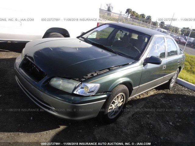 4T1BG22K41U807593 - 2001 TOYOTA CAMRY CE/LE/XLE მწვანე ფოტო 2