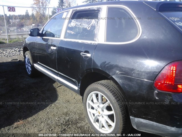 WP1AB29P74LA70463 - 2004 PORSCHE CAYENNE S BLACK photo 6