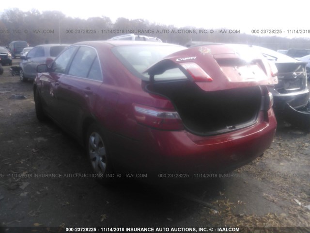 4T1BE46K59U294751 - 2009 TOYOTA CAMRY SE/LE/XLE წითელი ფოტო 3