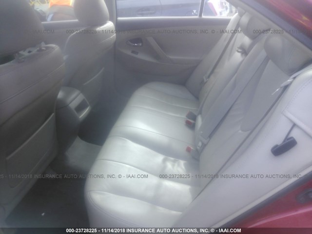 4T1BE46K59U294751 - 2009 TOYOTA CAMRY SE/LE/XLE წითელი ფოტო 8