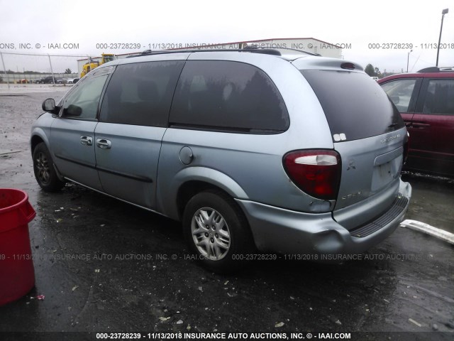 1D4GP44353B277437 - 2003 DODGE GRAND CARAVAN SPORT Light Blue photo 4