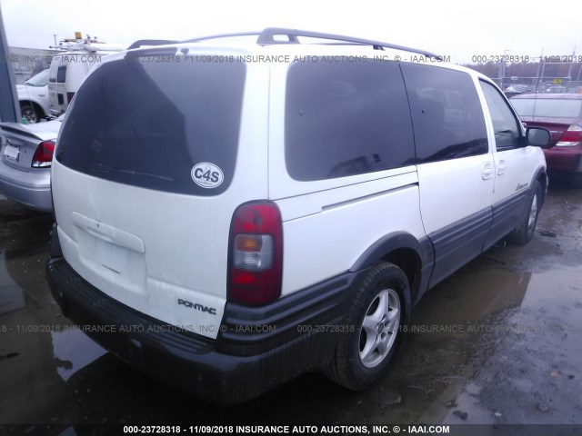 1GMDX03E43D178345 - 2003 PONTIAC MONTANA WHITE photo 4