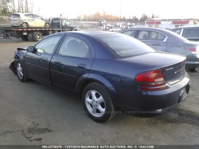 1B3EL46R96N185723 - 2006 DODGE STRATUS SXT Dark Blue photo 3