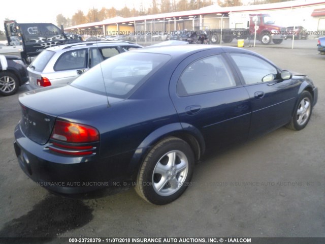 1B3EL46R96N185723 - 2006 DODGE STRATUS SXT Dark Blue photo 4