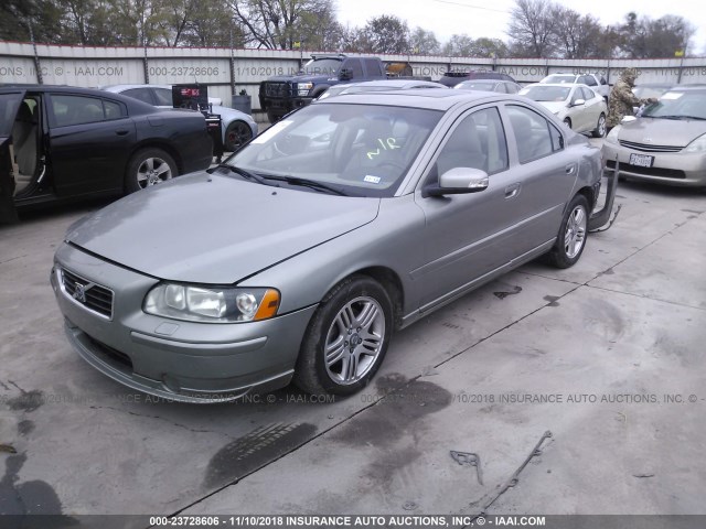 YV1RS592172643520 - 2007 VOLVO S60 2.5T GREEN photo 2