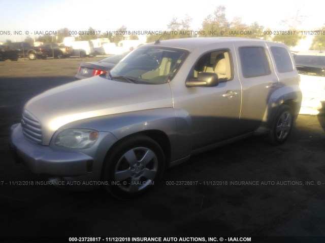 3GNDA13D38S616628 - 2008 CHEVROLET HHR LS ვერცხლისფერი ფოტო 2