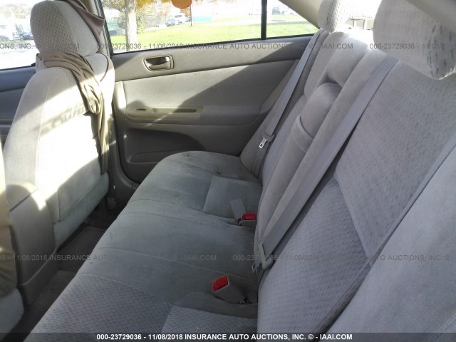 4T1BE32K24U937890 - 2004 TOYOTA CAMRY LE/XLE/SE GOLD photo 8