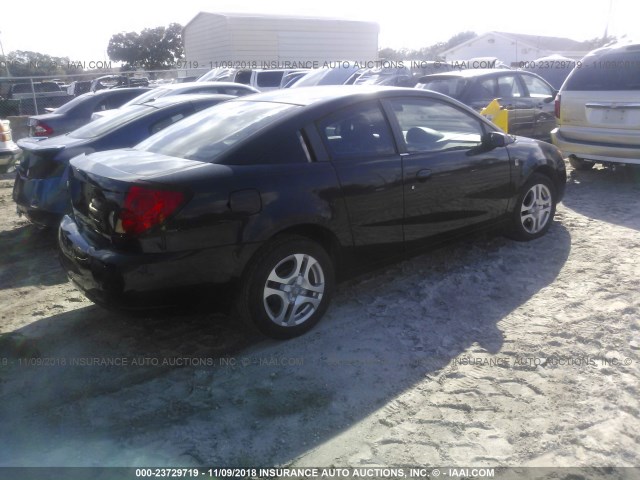 1G8AW14F74Z153302 - 2004 SATURN ION LEVEL 3 BLACK photo 4