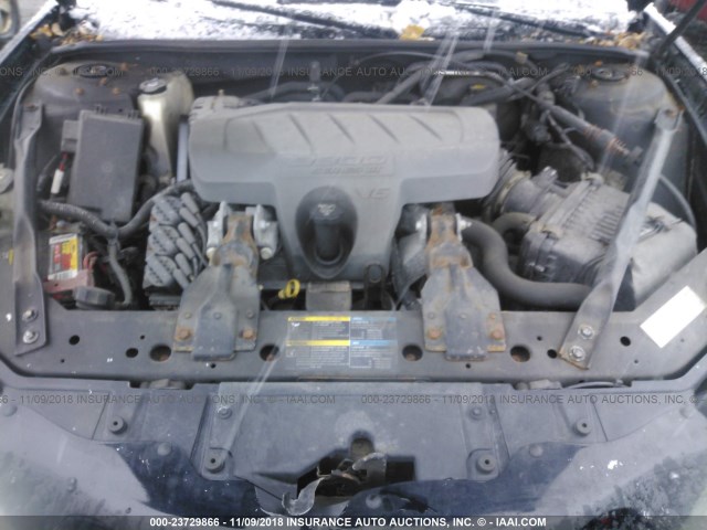 2G2WP552281118035 - 2008 PONTIAC GRAND PRIX შავი ფოტო 10
