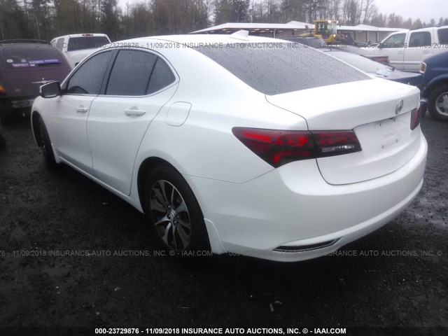 19UUB1F53FA017853 - 2015 ACURA TLX TECH თეთრი ფოტო 3