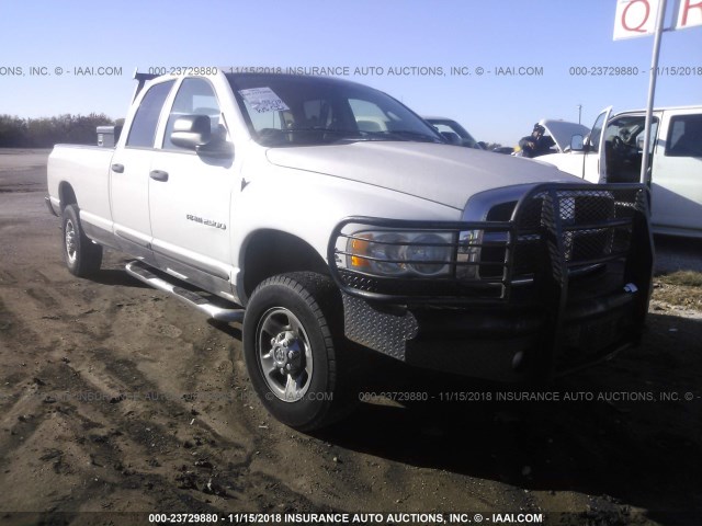 3D7KU28C04G199145 - 2004 DODGE RAM 2500 ST/SLT 白色 照片 1