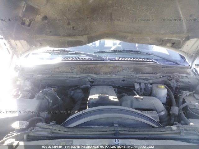 3D7KU28C04G199145 - 2004 DODGE RAM 2500 ST/SLT 白色 照片 10