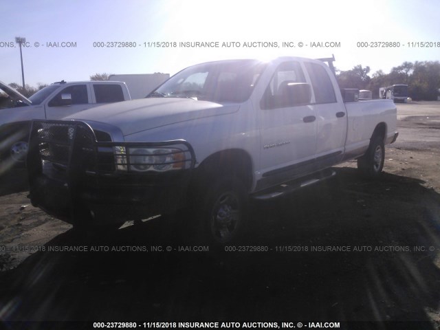 3D7KU28C04G199145 - 2004 DODGE RAM 2500 ST/SLT 白色 照片 2