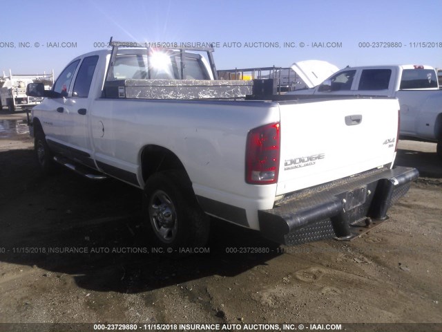 3D7KU28C04G199145 - 2004 DODGE RAM 2500 ST/SLT 白色 照片 3
