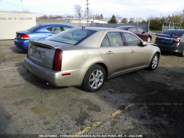 1G6DW677X50176389 - 2005 CADILLAC STS GOLD photo 4