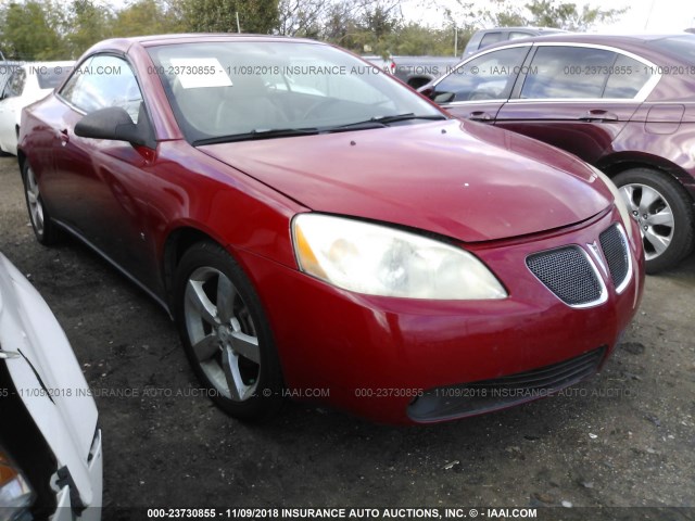 1G2ZH361474234716 - 2007 PONTIAC G6 GT RED photo 1