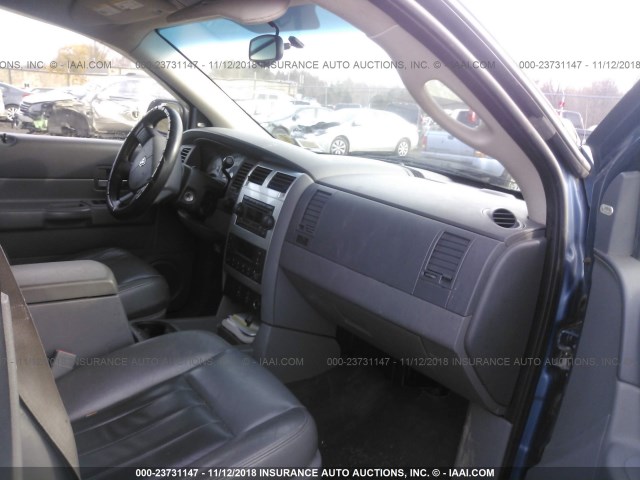 1D4HB58DX4F198397 - 2004 DODGE DURANGO LIMITED BLUE photo 5