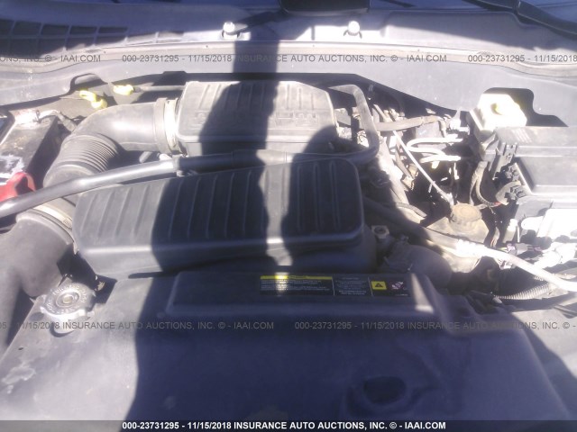 1D4HB38N35F603627 - 2005 DODGE DURANGO ST BURGUNDY photo 10