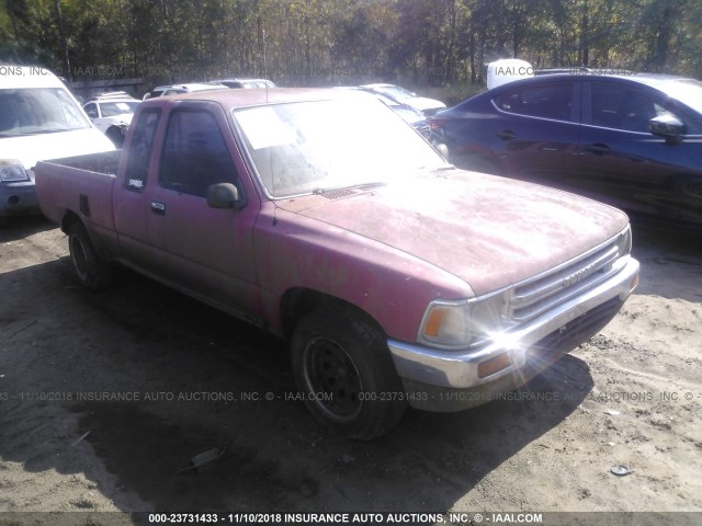 JT4VN93G3K0001392 - 1989 TOYOTA PICKUP 1/2 TON EX LONG WHLBS SR5 RED photo 1