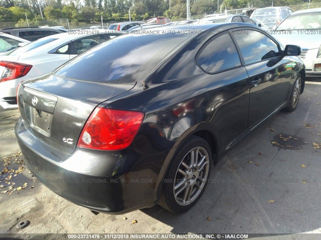 JTKDE177460127637 - 2006 TOYOTA SCION TC 黑色 照片 4