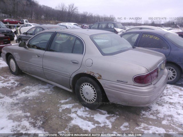 1G4HP54K4Y4297118 - 2000 BUICK LESABRE CUSTOM GOLD photo 3