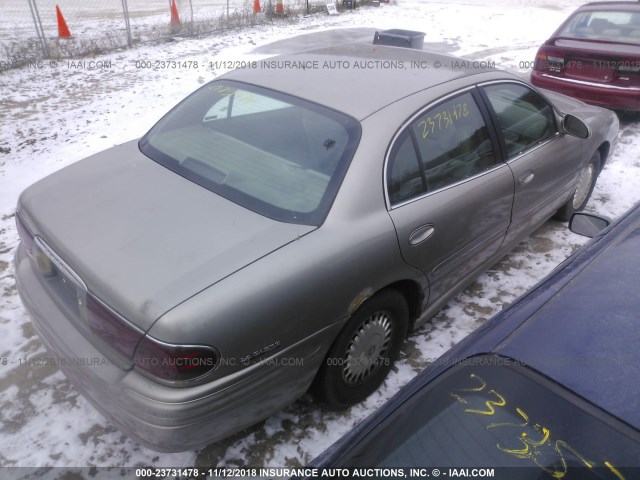 1G4HP54K4Y4297118 - 2000 BUICK LESABRE CUSTOM GOLD photo 4