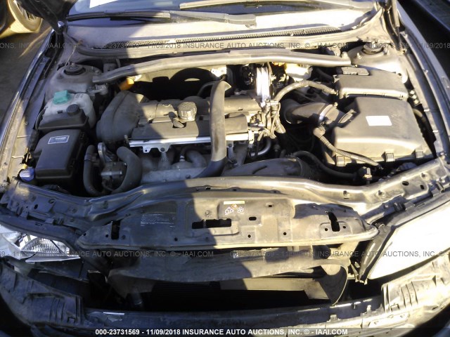 YV1SW592972656280 - 2007 VOLVO V70 2.5T GRAY photo 10